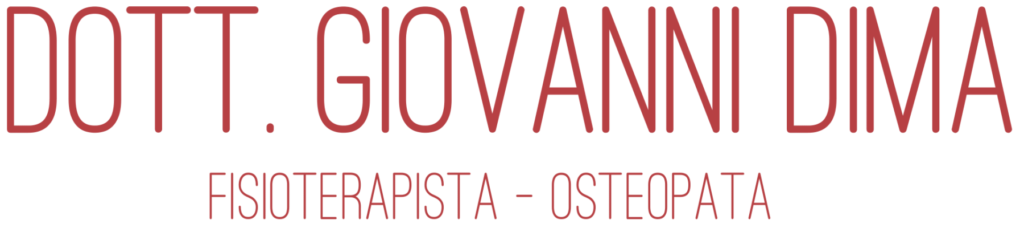 Dott. Giovanni Dima, fisioterapista e osteopata